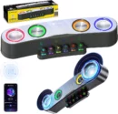 Gaming Soundbar Soundbox sans fil Connexion Carte TF/USB/AUX Mode de AUX pour PC