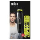 Tondeuse à barbe Braun 6-en-1 tout-en-un 3 MGK3221 tondeuse à cheveux pour homme