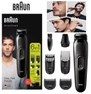 Tondeuse à barbe Braun 6-en-1 tout-en-un 3 MGK3221 tondeuse à cheveux pour homme
