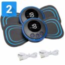 عبوة من 2 × بساط تدليك كهربائي صغير للجسم Pack 2 x Mini Tapis de Massage Electrique pour le corps