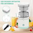 عصارة فواكه كهربائية لاسلكية قابلة لإعادة الشحن للفواكه Presse fruits électrique sans fil rechargeable extracteur de jus pour les fruits