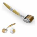 فرشاة  لعلاج التجاعيد وحب الشباب والندوب وفقدان الشعر1,5 ملم 150 Gold Derma Roller ZGTS